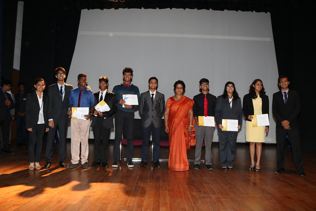 Model UN award ceremony
